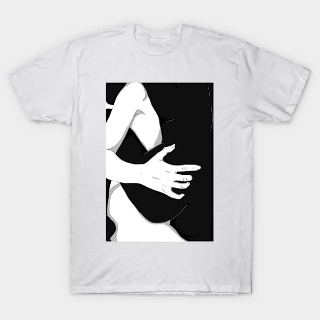 Merging Bodies T-Shirt by Empty.Illustration